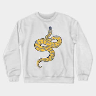 Yellow Python Crewneck Sweatshirt